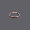 Screwed Plain Band Rings