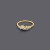 Dainty Cluster Rings