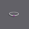 Ruby Look Cz Stone Rings