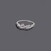Ruby Look Cz Leaf Rings