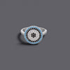 Turquoise Turkish Greek Evil Eye Rings