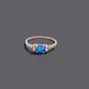 Opal Look Cz Stone Rings