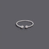 Adjustable Double Stone Rings
