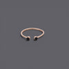 Adjustable Double Stone Rings