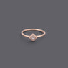 Princess Cut Solitaire Rings, 1.0ct
