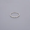 Thin Half Eternity Stacking Rings