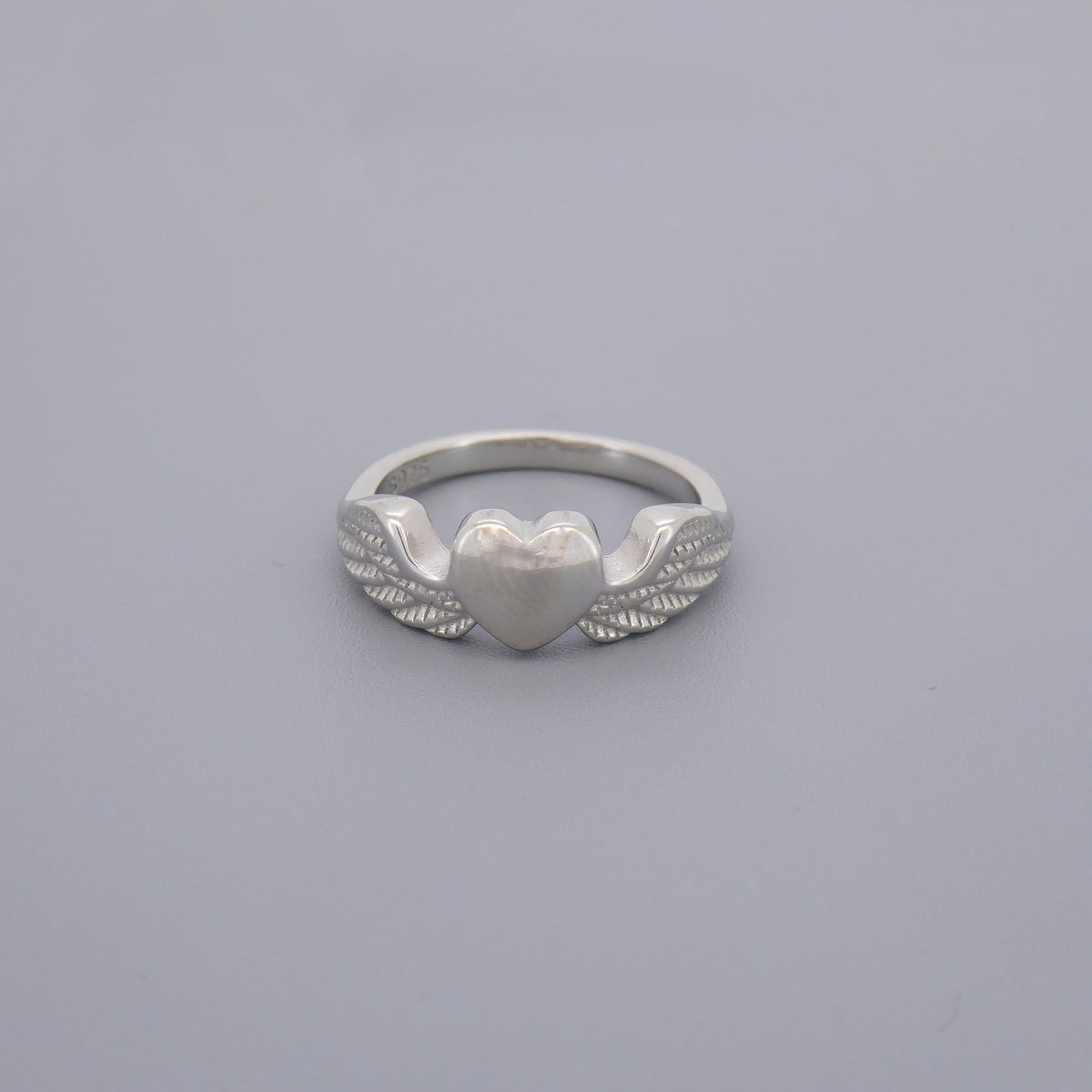 Heart Wing Signet Rings