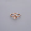 Disc Cz Band Ring