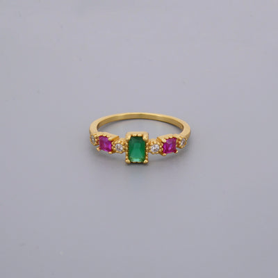 Colourful Dress Rings