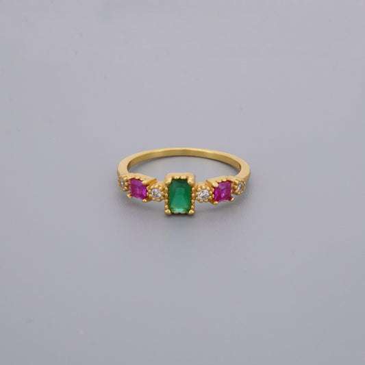 Colourful Dress Rings