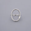 Irregular Hallow Round Circle Ring