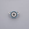 Turquoise Turkish Greek Evil Eye Rings