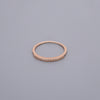 Half Eternity Stacking Rings