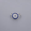 Large Evil Eye Cz Rings