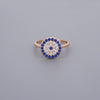 Large Evil Eye Cz Rings