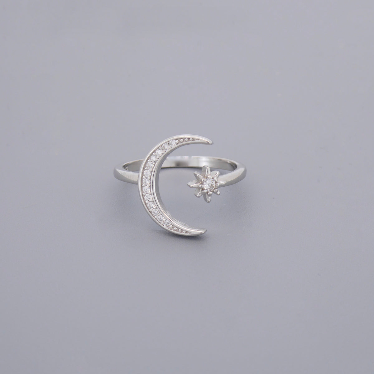 Moon Star Adjustable Rings