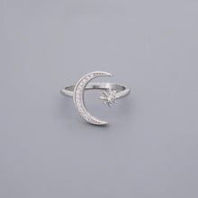 Moon Star Adjustable Rings