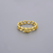 Bee Honeycomb Eternity Ring