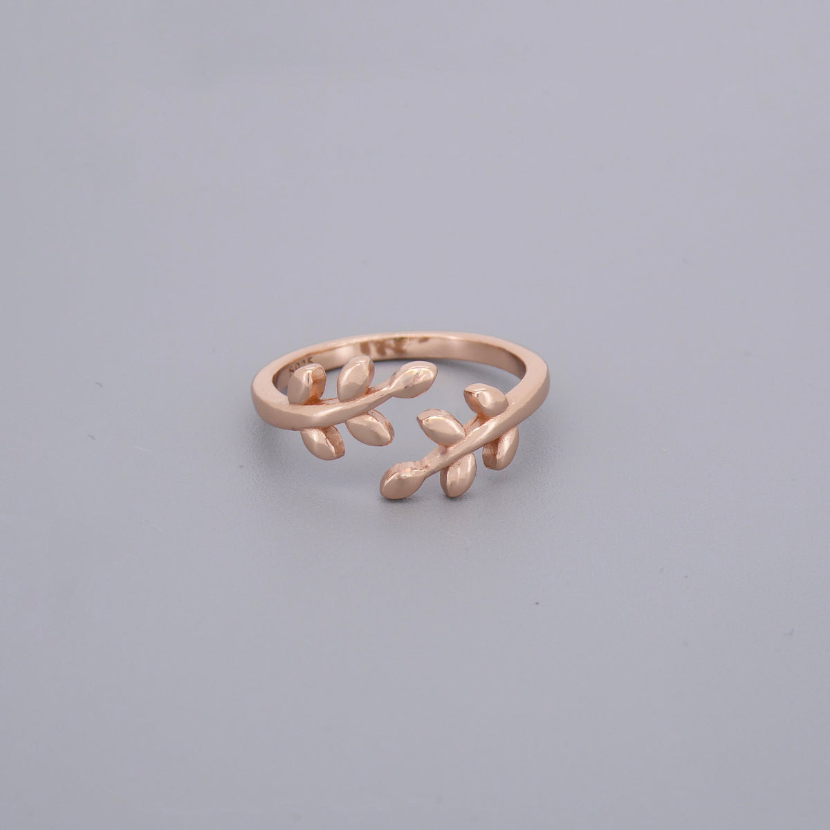 Adjustable Plain Leaf Rings