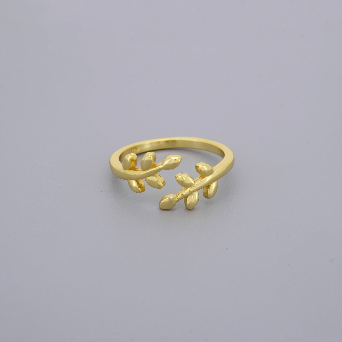 Adjustable Plain Leaf Rings