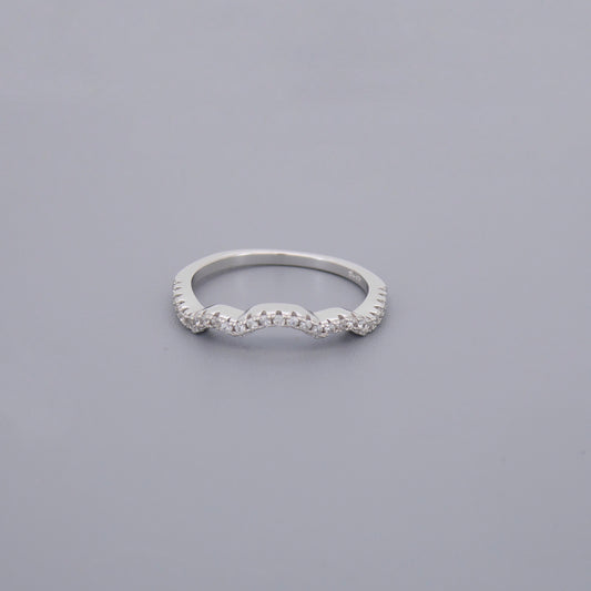 Wave Stacking Cz Rings
