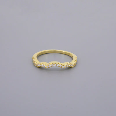 Wave Stacking Cz Rings