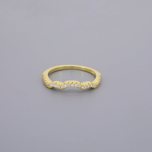 Wave Stacking Cz Rings