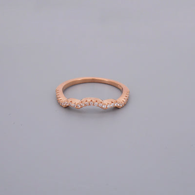 Wave Stacking Cz Rings