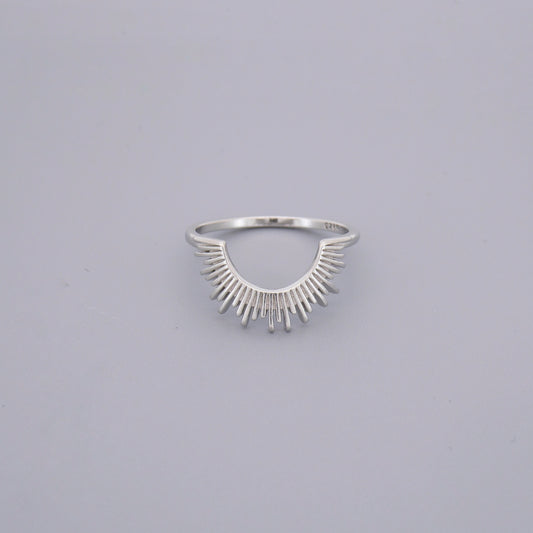 Half Sun Signet Rings