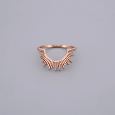 Half Sun Signet Rings
