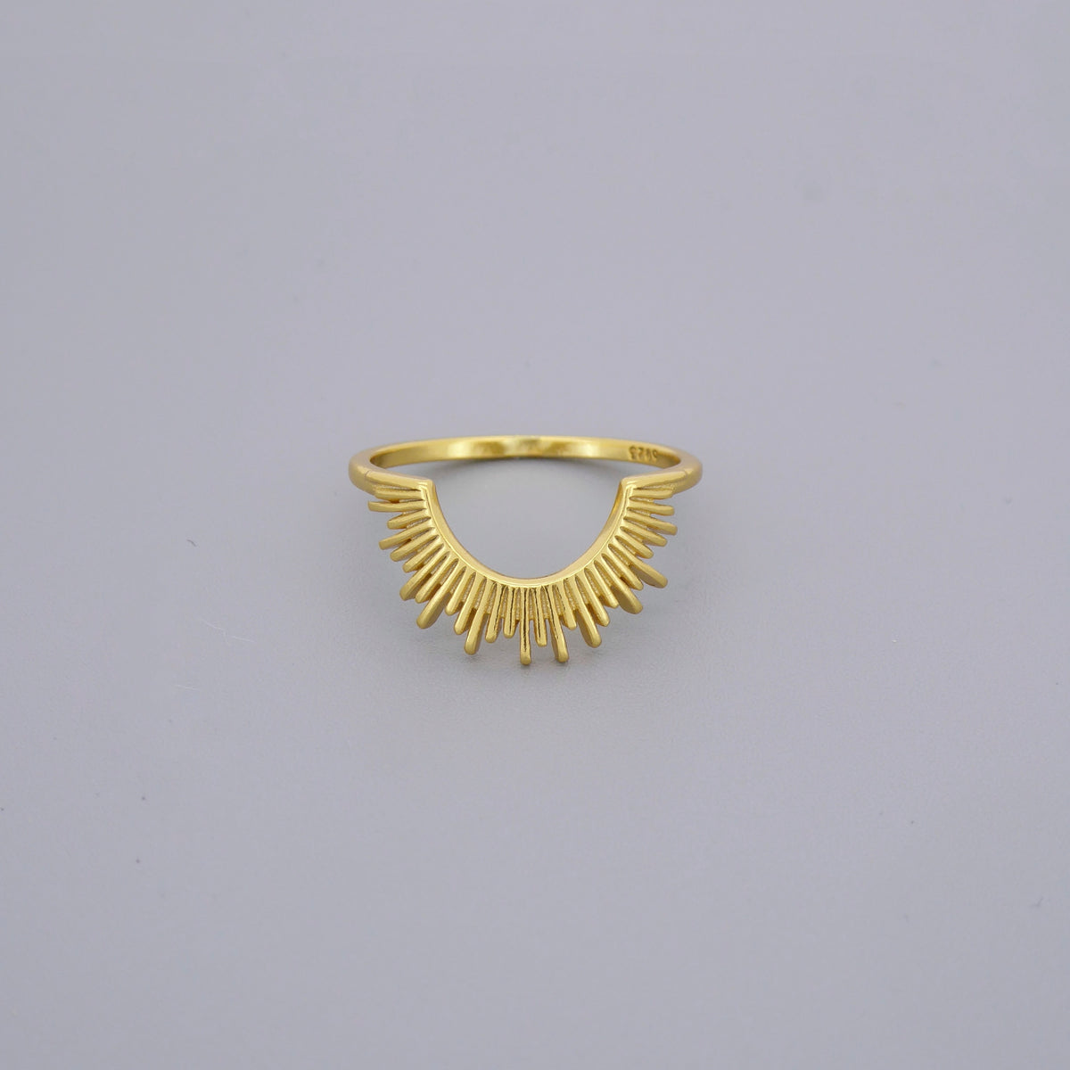 Half Sun Signet Rings