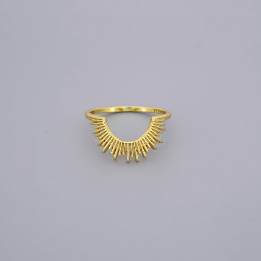 Half Sun Signet Rings