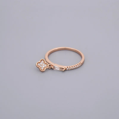 Small Clover Charm Rings