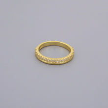 Plain & Cz Double Band Rings