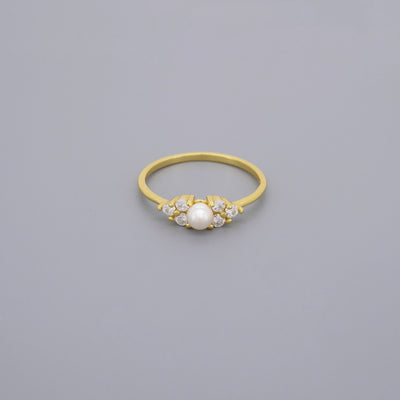 Victorian Pearl Cluster Rings