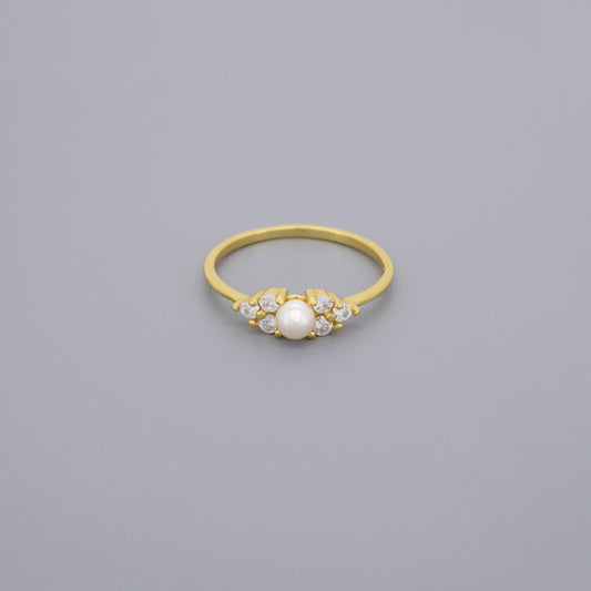 Victorian Pearl Cluster Rings