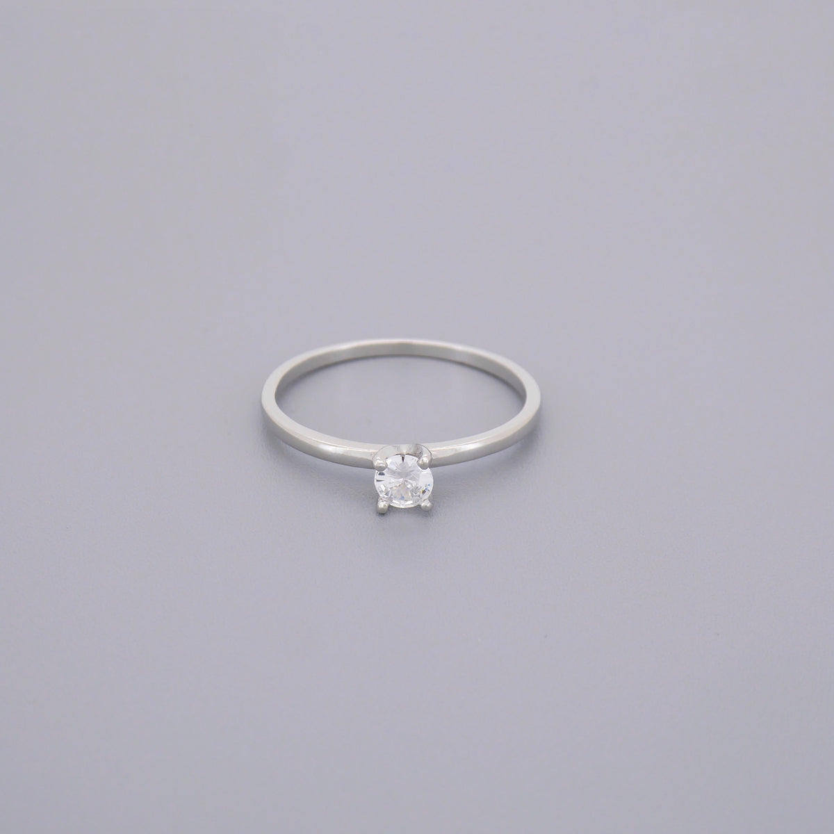 Single Stone Solitaire Rings, .33ct Cz