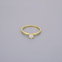 Single Stone Solitaire Rings, .33ct Cz