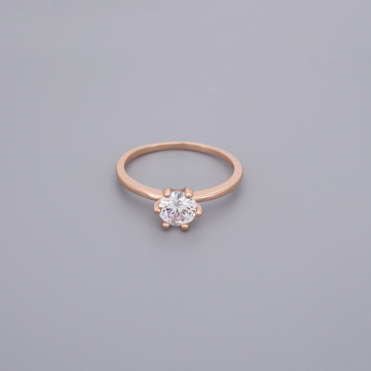 Single Stone Solitaire Rings, 1.0ct Cz
