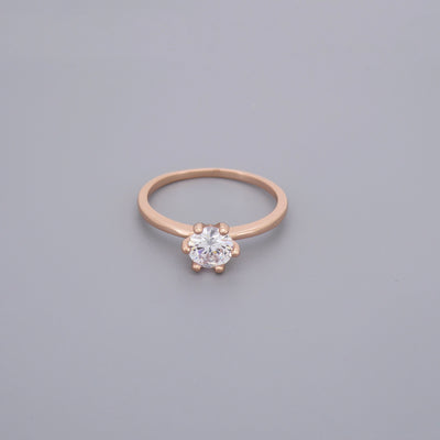 Single Stone Solitaire Rings, 1.0ct Cz