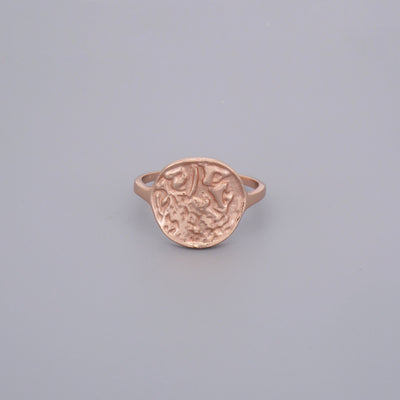 Plain Medusa Coin Rings