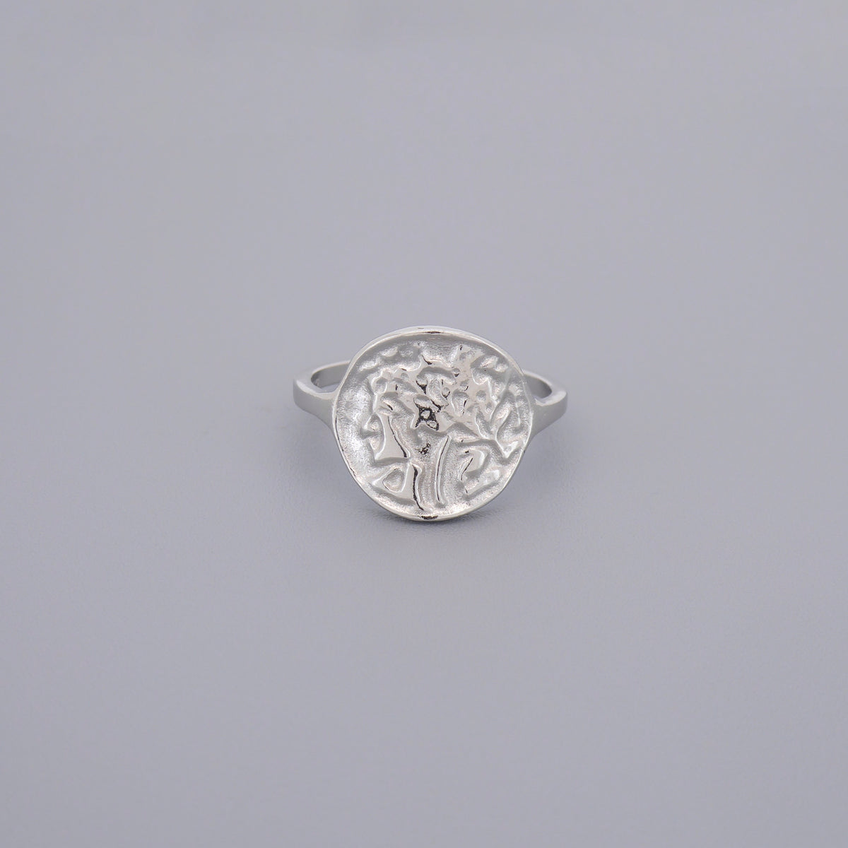 Plain Medusa Coin Rings