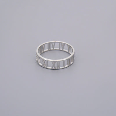 Eternity Roman Clock Ring
