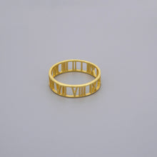 Eternity Roman Clock Ring