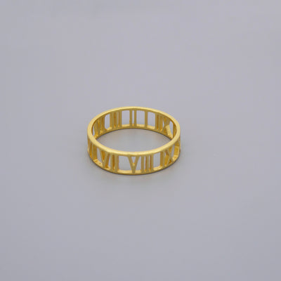 Eternity Roman Clock Ring