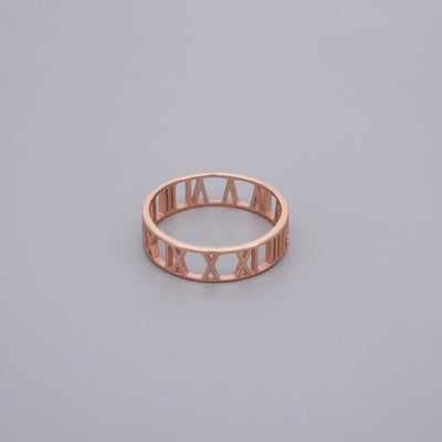 Eternity Roman Clock Ring