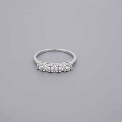 Five Stones CZ Ring