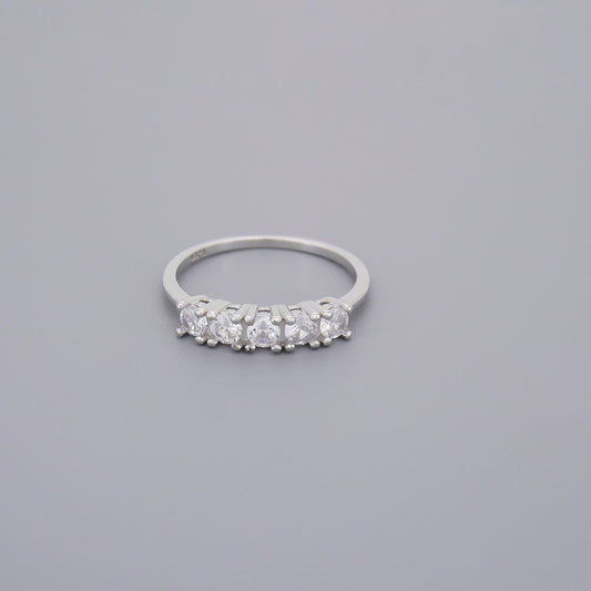 Five Stones CZ Ring