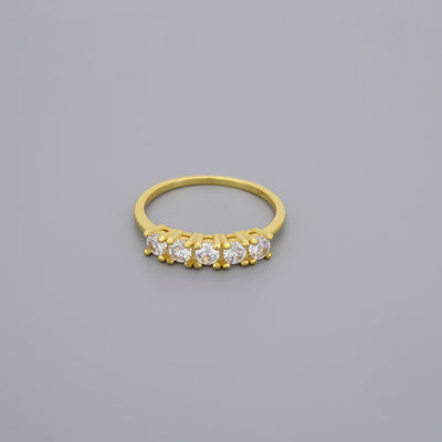Five Stones CZ Ring