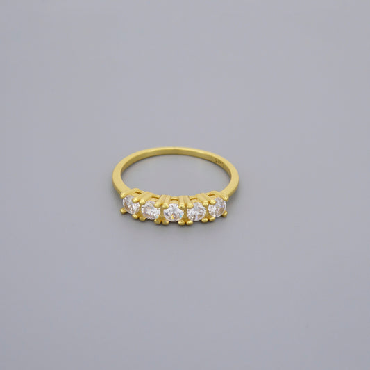 Five Stones CZ Ring